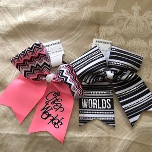 NWT Cheer Worlds Bows BUNDLE
